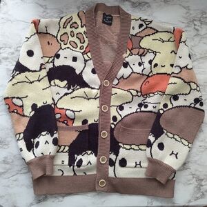 Abi Toads x Steady Hands Cardigan Mushlings size M/L